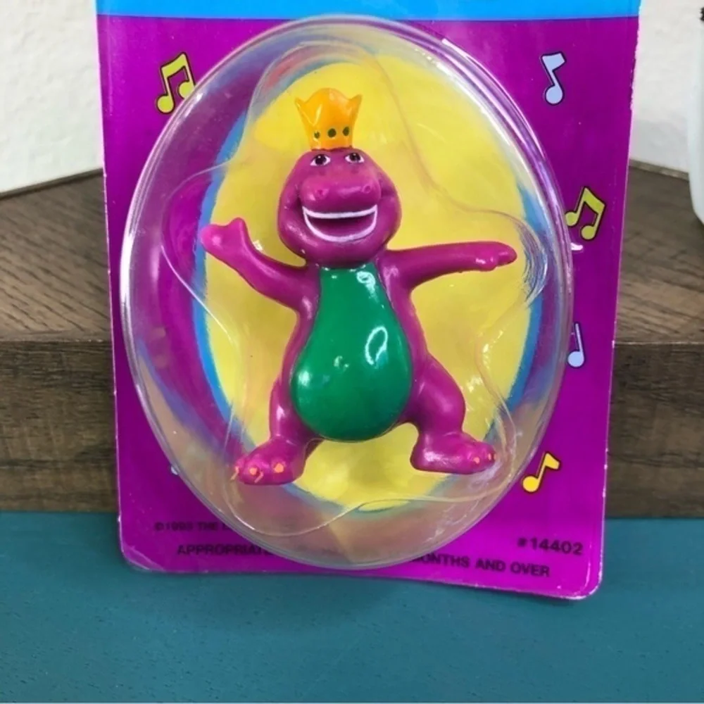 Barney Cake Decorator Party Favor Figure Collectible New In Packaging Vintage